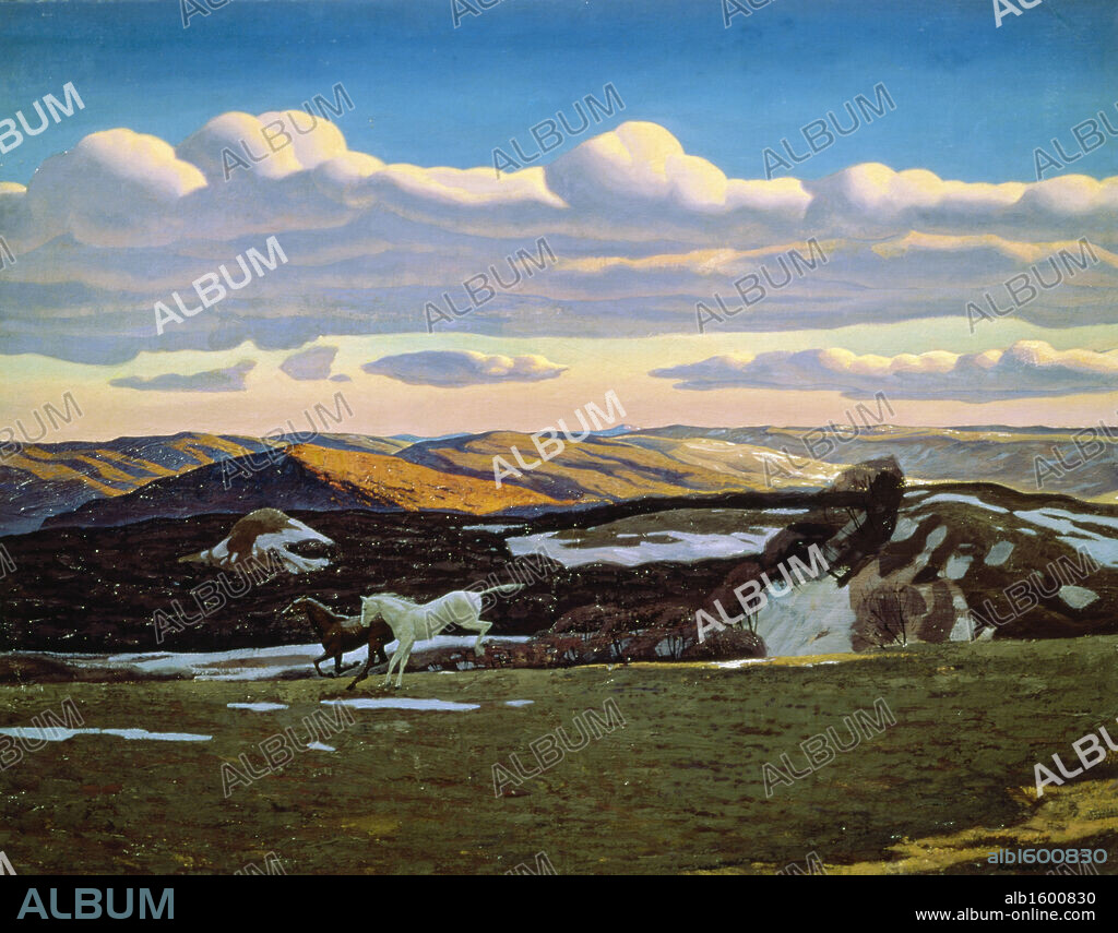 Spring Fever by Rockwell Kent,  1908,  (1882-1971),  Russia,  Moscow,  Pushkin Museum of Fine Arts.