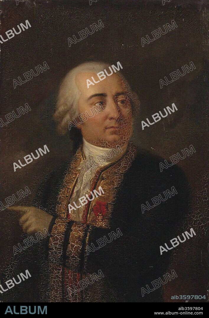 JOSEPH ALBRIER. Jean-Baptiste Cyrus de Timbrune de Thiembronne, Comte de Valence (1752-1822) Detail.