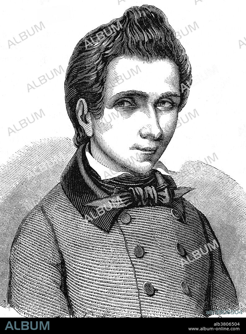 Evariste Galois (1811-1832) was a French mathematician born in Bourg-la-Reine. While still in his teens, he was able to determine a necessary and sufficient condition for a polynomial to be solvable by radicals, thereby solving a long-standing problem. His work laid the foundations for Galois theory, a major branch of abstract algebra, and the subfield of Galois connections. He was the first to use the word group as a technical term in mathematics to represent a group of permutations. As a teenager Galois was constantly failing exams and fighting with teachers, was imprisoned for threatening the king's life and finally died of wounds suffered while duelling over a harlot. A tragic prodigy.