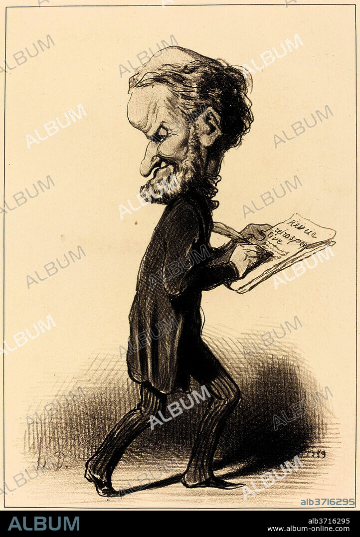 HONORé DAUMIER. J. Antoine Taschereau. Dated: 1848. Medium: lithograph.