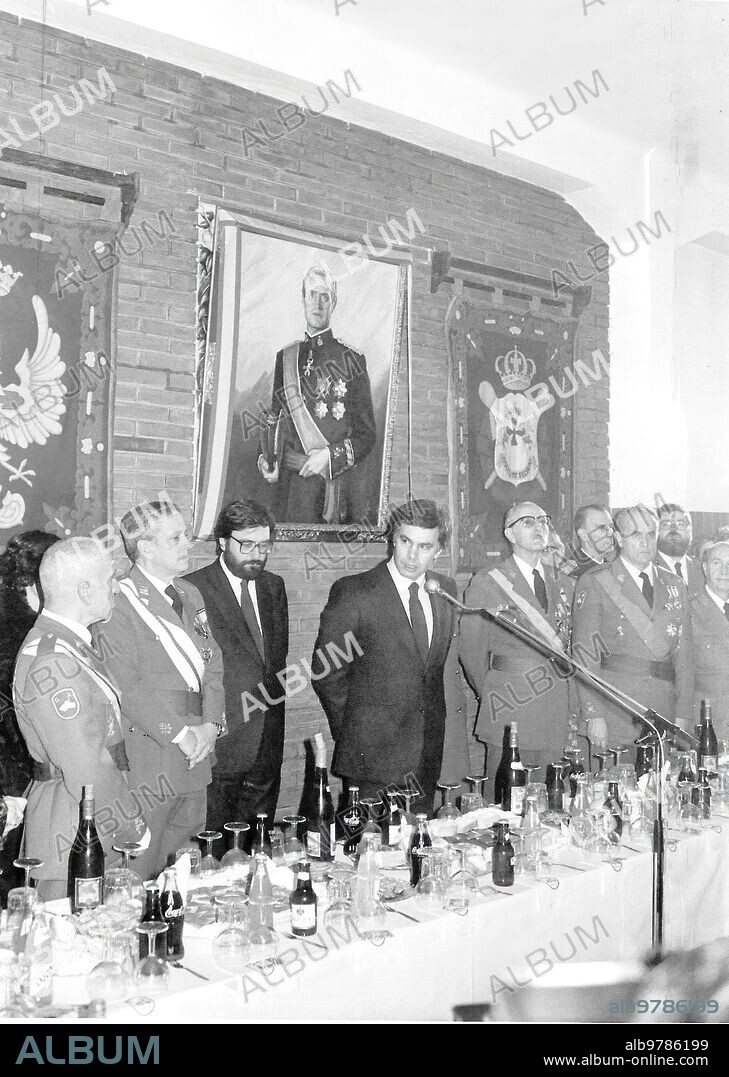 Military mass in the Brunete armored division on the Day of the Immaculate Conception in 1982.