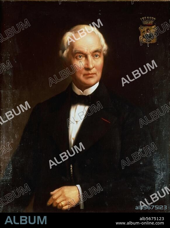 Faber, Lothar von Unternehmer (Bleistift-Hersteller), Stein beiu Nürnberg 12.6.1817 - ebd. 26.7.1896. Porträt. Unbez. Gemälde. Sammlung Faber-Castell.