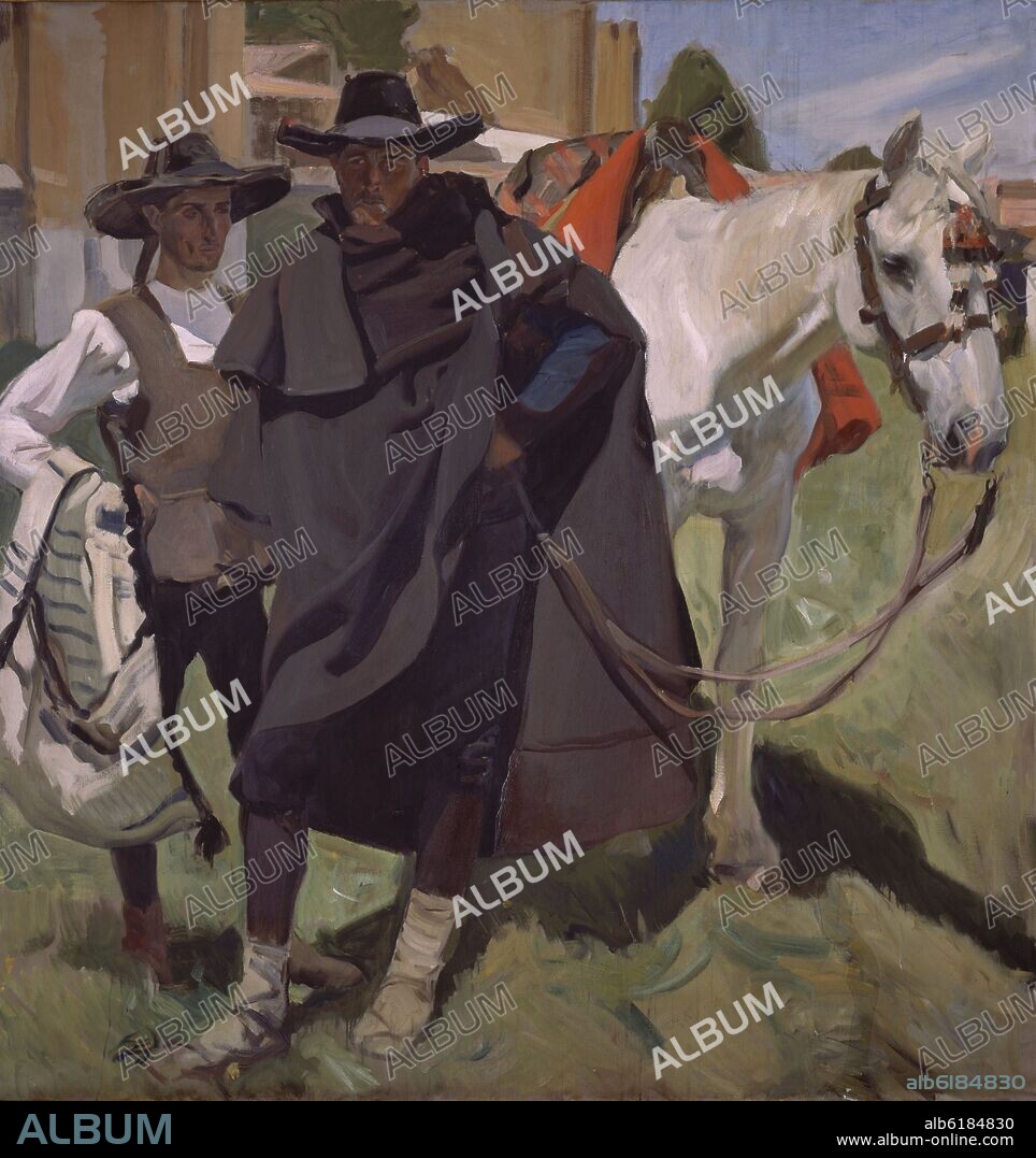 JOAQUIN SOROLLA. TIPOS DE AVILA - COSTUMBRISMO ESPAÑOL.