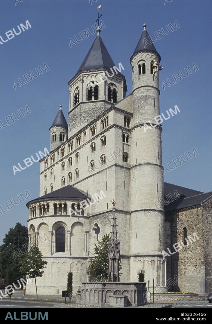 Collegiate church of St Gertrude, Nivelles, Belgium, 11th century.