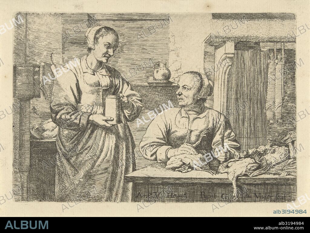 The Flemish cuisine, Guillaume Duvivier (17e eeuw), c. 1660 - c. 1670.