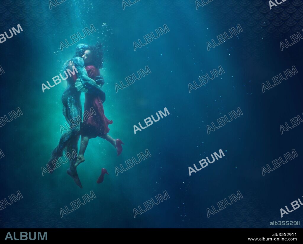 Plakat zu THE SHAPE OF WATER, 2017, unter der Regie von GUILLERMO DEL TORO. Copyright BULL PRODUCTIONS/DOUBLE DARE YOU/FOX SEARCHLIGHT PICTURES.
