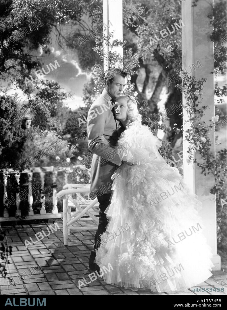 GARY COOPER und MARION DAVIES in OPERATOR 13, 1934, unter der Regie von RICHARD BOLESLAWSKI. Copyright M.G.M.