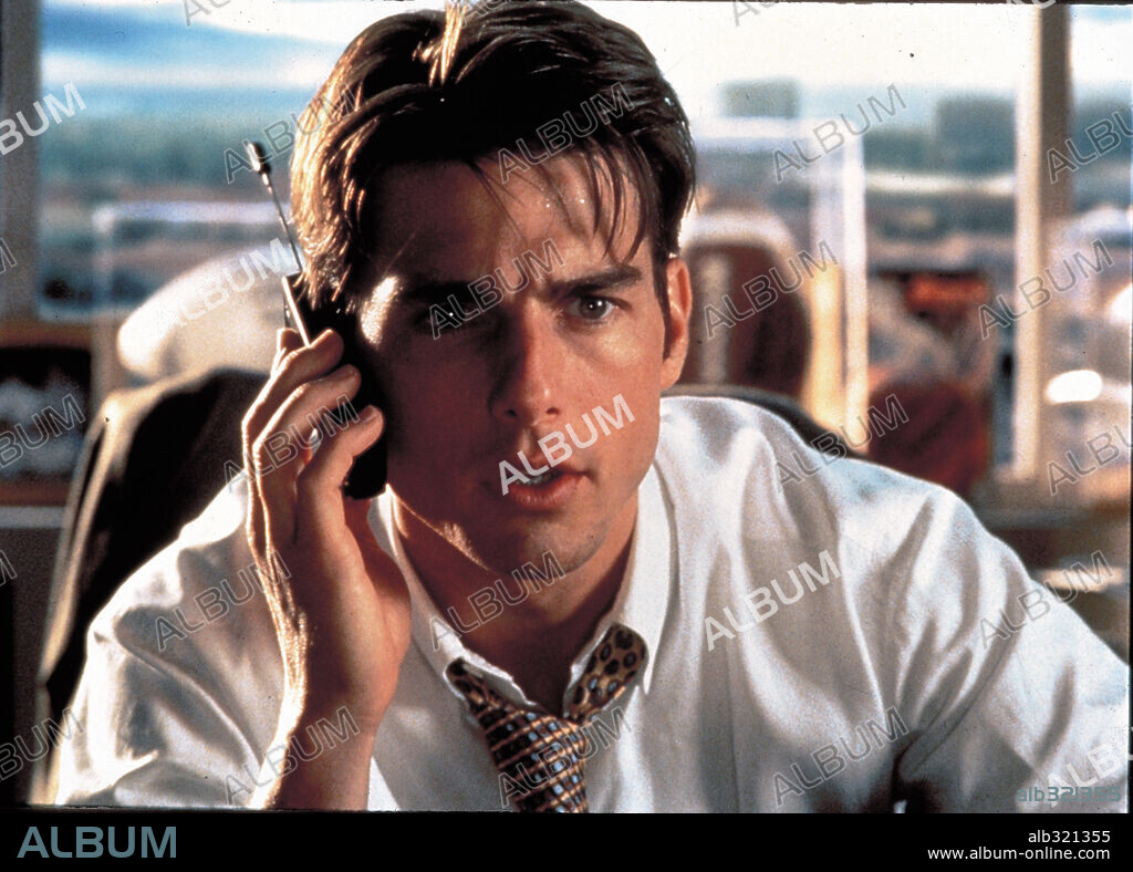 TOM CRUISE in JERRY MAGUIRE, 1996, directed by CAMERON CROWE. Copyright GRACIE FILMS.