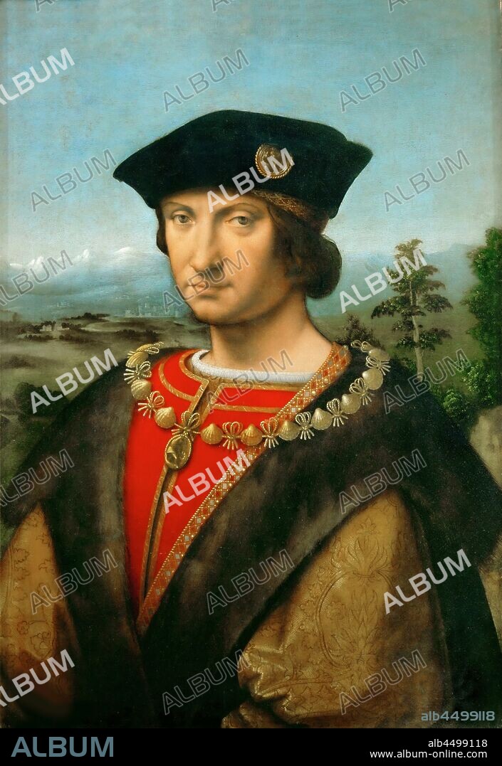 ANDREA SOLARI (SOLARIO). Portrait of Charles II d'Amboise.