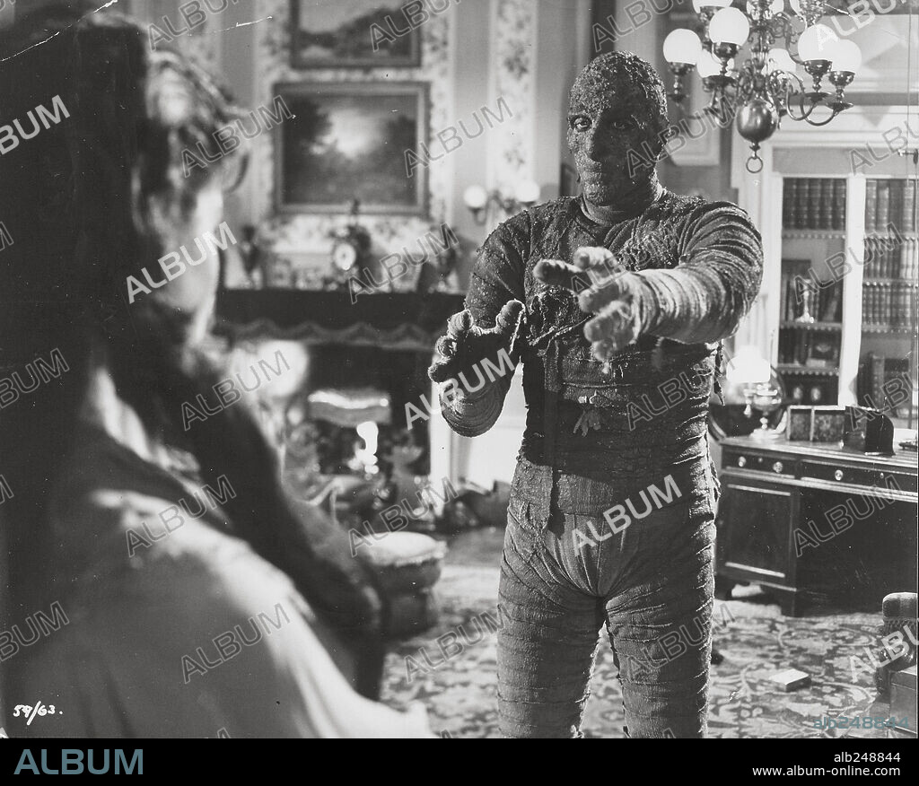 CHRISTOPHER LEE dans THE MUMMY, 1959, réalisé par TERENCE FISHER. Copyright HAMMER.