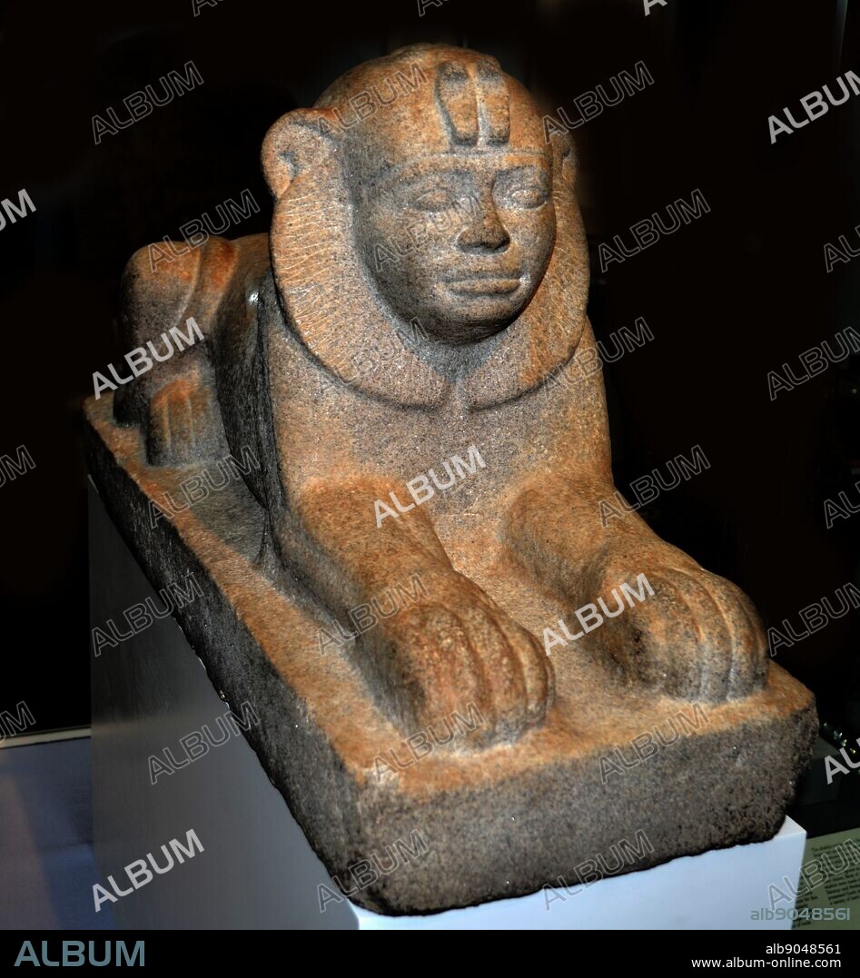 The Granite Sphinx of Taharqo 680 B.C. From Temple T at Kawa, Sudan.