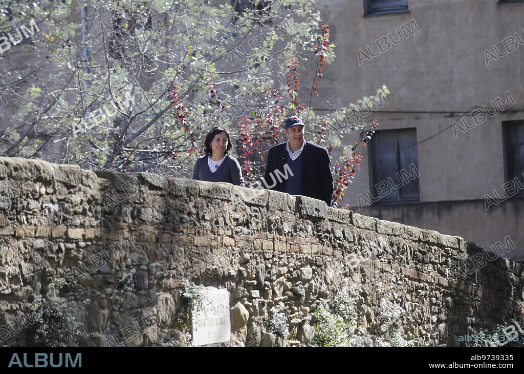 Barcelona. 10/24/2013. The Italian writer Federico Moccia has been in Vic looking for a location for his next novel. Photos Ines Baucells. Archdc.