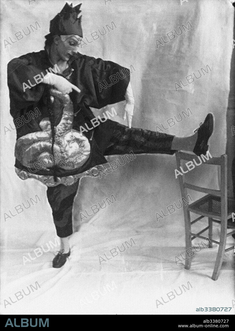 ANONYMOUS. Léonide Massine as the Chinese Conjuror in the ballet Parade by Erik Satie.