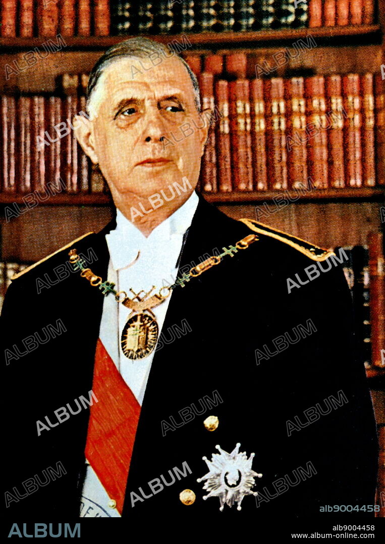 Charles de Gaulle (1890 1970); French general and statesman. He was the leader of Free France (194044) and the head of the Provisional Government of the French Republic (194446). In 1958, he founded the Fifth Republic and was elected as the 18th President of France, a position he held until his resignation in 1969.