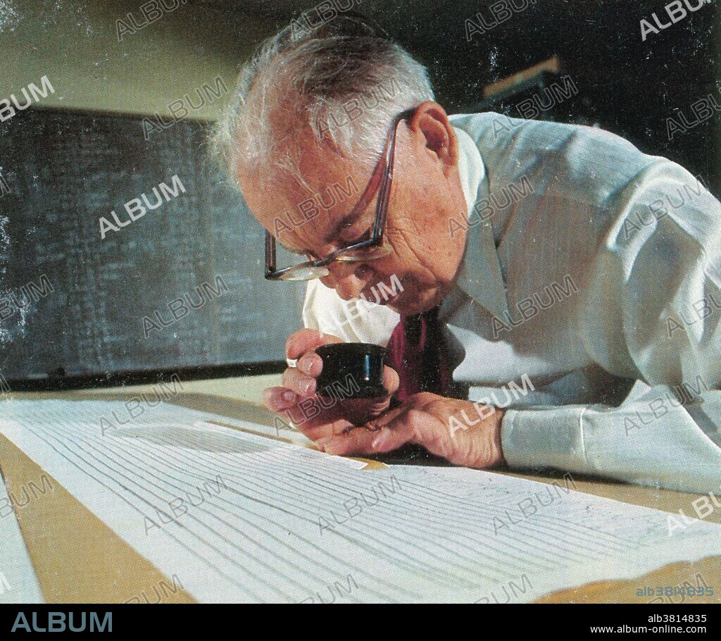 Charles Francis Richter (April 26, 1900 - September 30, 1985) was an American seismologist and physicist. He was educated at Stanford University, California. He started his PhD at Caltech, California, and later spent most of his career there (from 1937 onwards). Richter is most famous as the creator of the Richter magnitude scale which, until the development of the moment magnitude scale in 1979, quantified the size of earthquakes. Inspired by Kiyoo Wadati's 1928 paper on shallow and deep earthquakes, Richter first used the scale in 1935 after developing it in collaboration with Beno Gutenberg; both worked at California Institute of Technology. The scale measures the magnitude of an earthquake, ranging from 1-9. An increase of one unit equates to a 30-fold increase in earthquake energy. In the 1960s he became involved in earthquake engineering through development of building codes for earthquake prone areas. The city government of Los Angeles removed many ornaments and cornices from municipal buildings in the 1960s as a result of Richter's awareness campaigns. After the 1971 San Fernando earthquake, the city cited Richter's warnings as important in preventing many deaths. Richter retired in 1970. He was also a naturist, and travelled to many nudist communities with his wife. He died of congestive heart failure in 1985 at the age of 85.