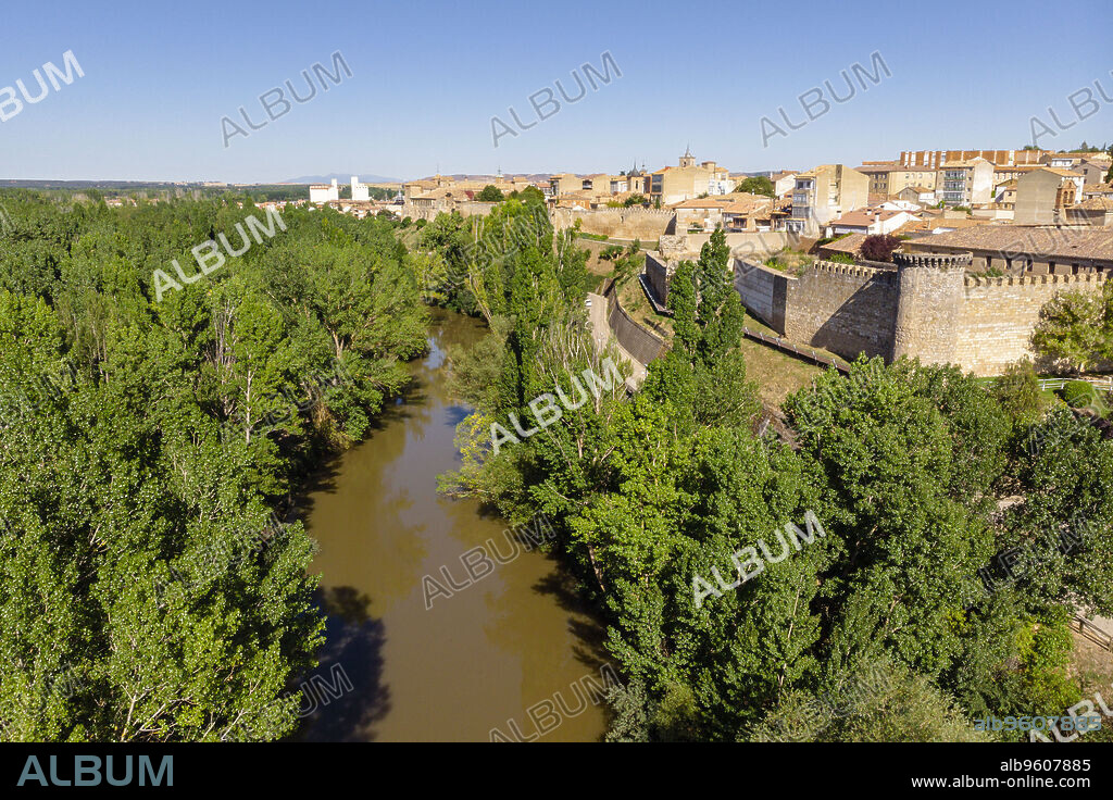 parque de la Arboleda, Almazán, Soria, comunidad autónoma de Castilla y León, Spain, Europe.
