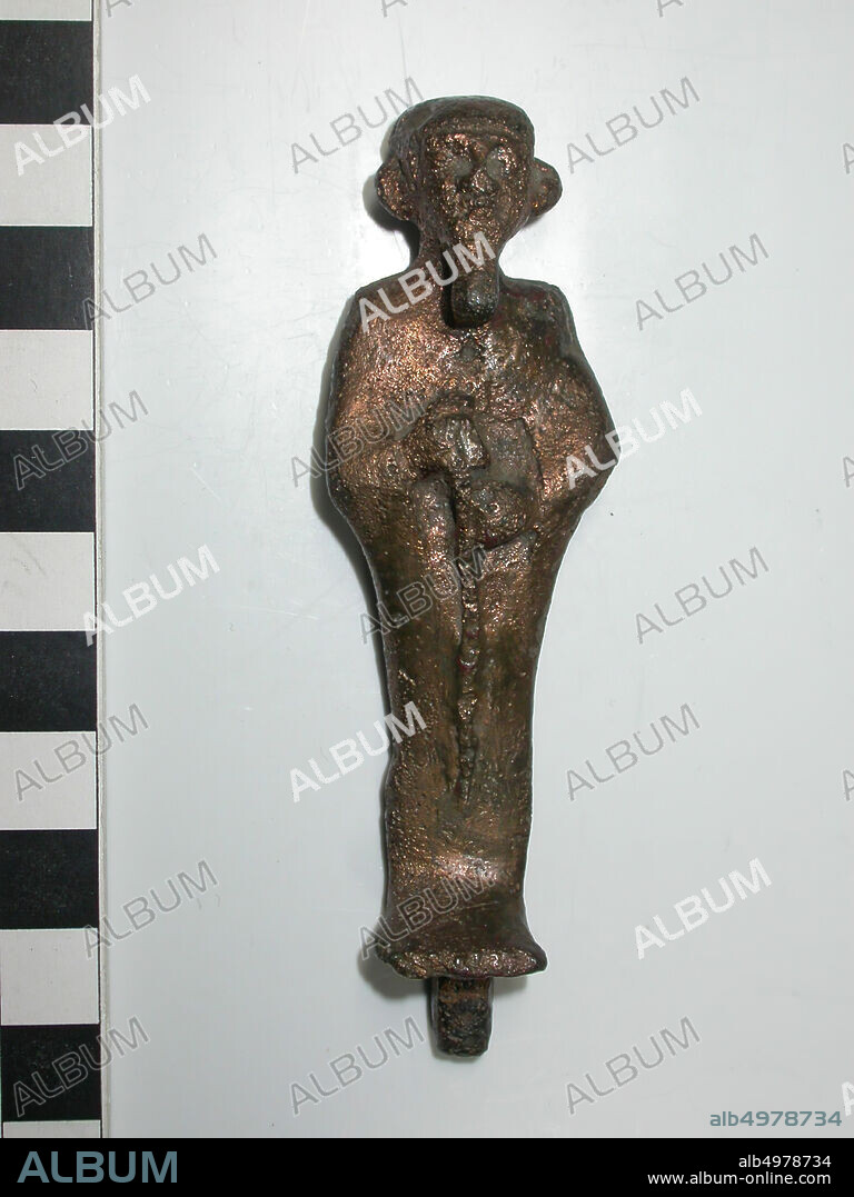 statue, Ptah, standing, bronze, god, bronze, length: 10 cm, Egypt.