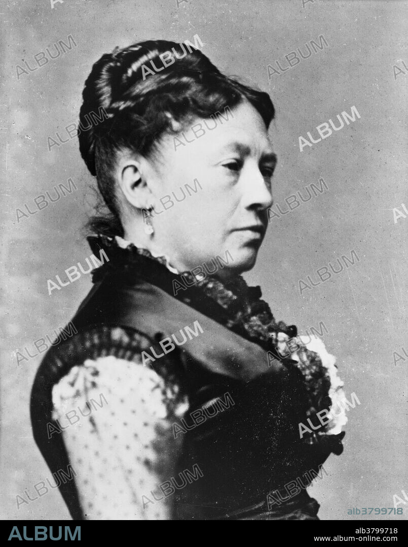 Julia Boggs Dent Grant (January 26, 1826 - December 14, 1902) was First Lady of the US from 1869-77. Julia met Ulysses at her home, where her family welcomed him as a West Point classmate of her brother Frederick. In 1844 they embarked on a 4 year engagement, delayed by the Mexican-American War, during which they saw each other only once. They married in 1848 when Julia was 22 and Ulysses was 26. The Grants' marriage was often tried by adversity and it met every test, as the couple gave each other lifelong loyalty. After many years of hardship and stress, she rejoiced in his fame as a victorious general, and entered the White House to begin, in her words, "the happiest period" of her life. After four years of war, an assassination, and an impeachment trial, Washington was ready for a little levity, and Julia obliged. She offered a full array of events and became a popular hostess. She planned lavish state dinners, where guests enjoyed expensive wines and liquors. As First Lady it was suggested that she have an operation to correct her crossed eyes, but President Grant said that he liked her that way. She died in 1902 at the age of 76. She was laid to rest in a sarcophagus beside her husband in Grant's monumental tomb overlooking the Hudson River in NYC.