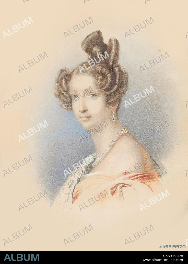 FRANZ EYBL. Archduchess Sophie of Austria, Princess of Bavaria (1805-1872).
