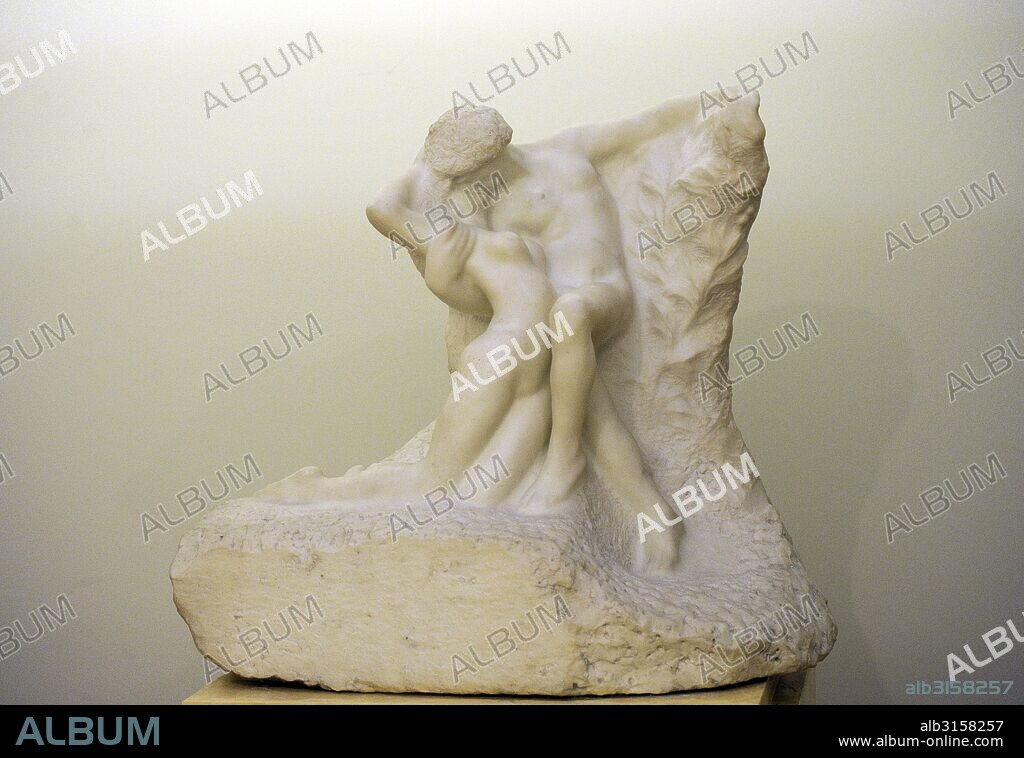 Auguste Rodin (1840-1917). Escultor francés. La Eterna Primavera, principios década 1900. Mármol. Museo del Hermitage (The State Hermitage Museum). San Petersburgo. Rusia.