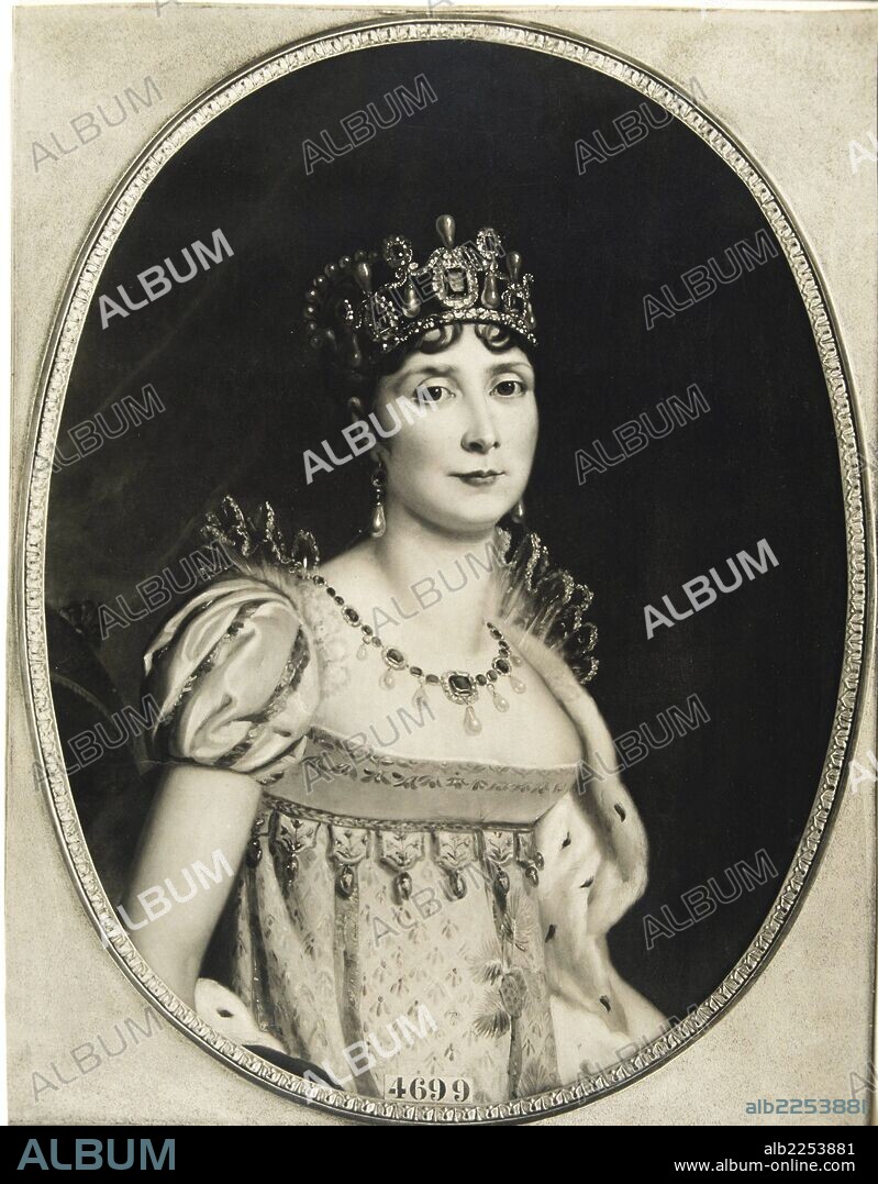 JOSEFINA BONAPARTE. ESPOSA DE NAPOLEON I. OLEO DE F. GERARD.