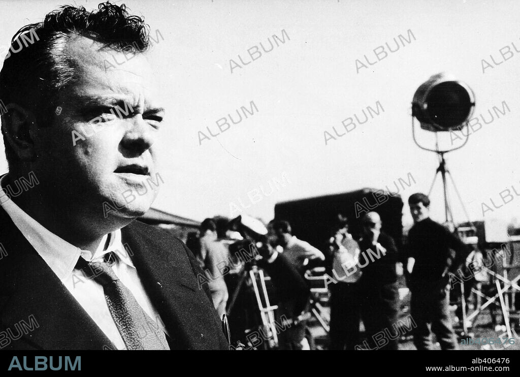 ORSON WELLES in THE TRIAL, 1962 (LE PROCES), directed by ORSON WELLES. Copyright PARIS EUROPA/FICIT/HISA.