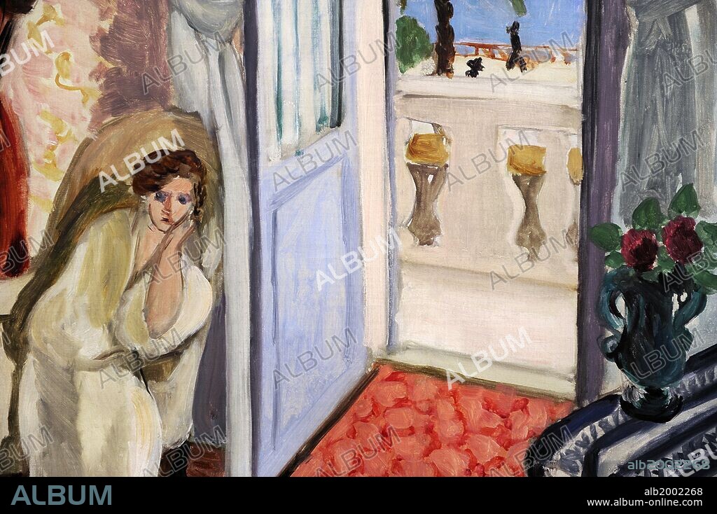 Henri Matisse (1869-1954). French painter. Interior at Nice (Room at the Hotel Mediterranee), 1919. Detail. Saint Louis Art Museum. United States.
