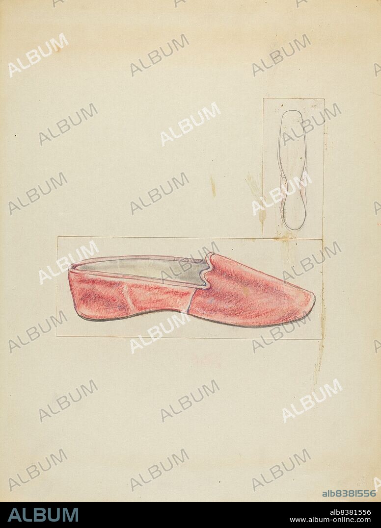 MELITA HOFMANN. Velvet Slipper, c. 1940.