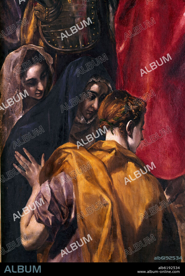 EL GRECO. EL EXPOLIO DE CRISTO - 1577/1579 - DETALLE DE LAS TRES MARIAS - (CONJ Nº 257).