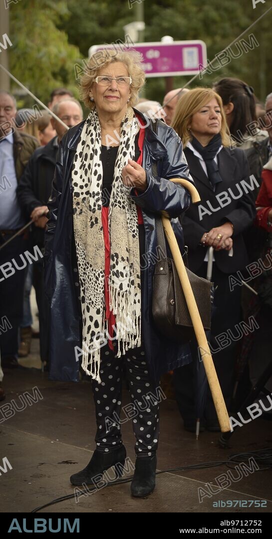 Madrid, 23/10/2016. Fiesta de la trashumancia en el centro de Madrid. En la imagen, Manuela Carmena. Foto: Maya Balanya ARCHDC.