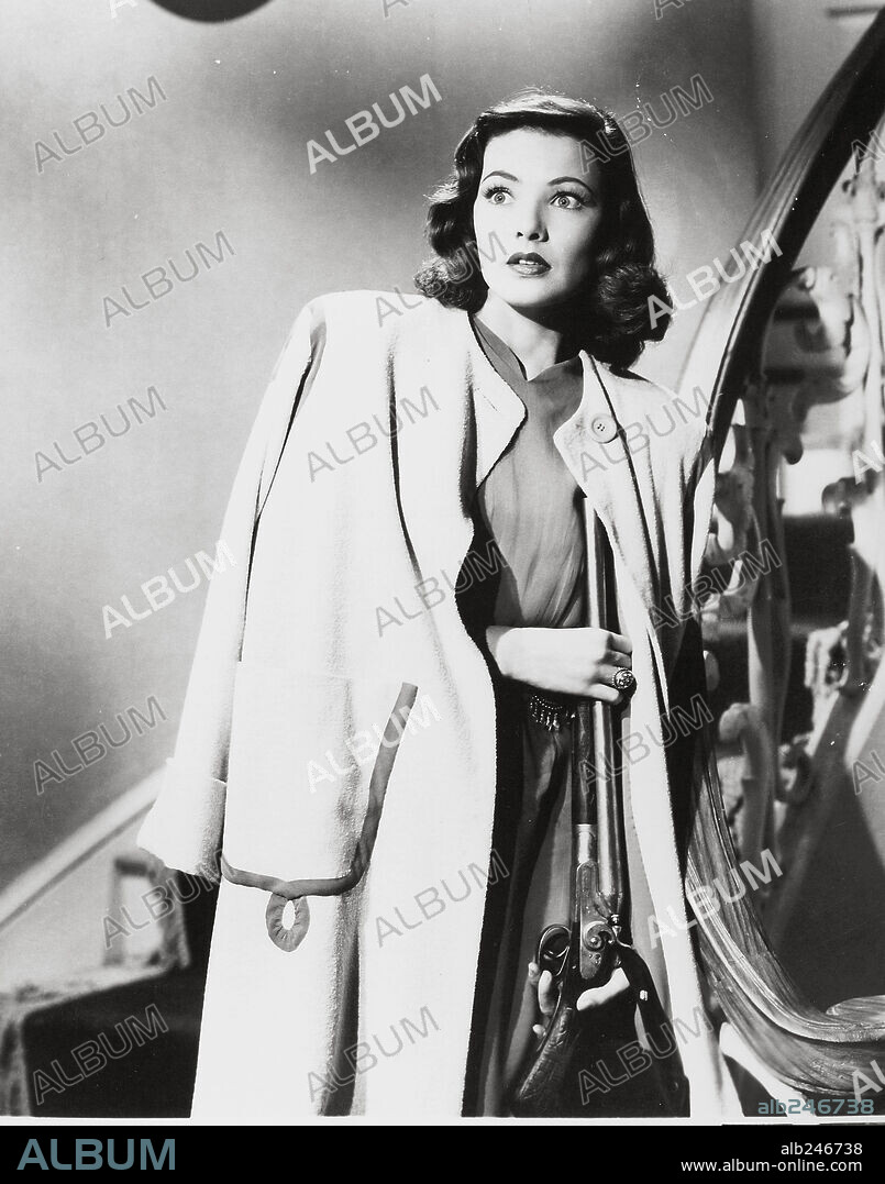 GENE TIERNEY en LAURA, 1944, dirigida por OTTO PREMINGER. Copyright Twentieth Century-Fox.