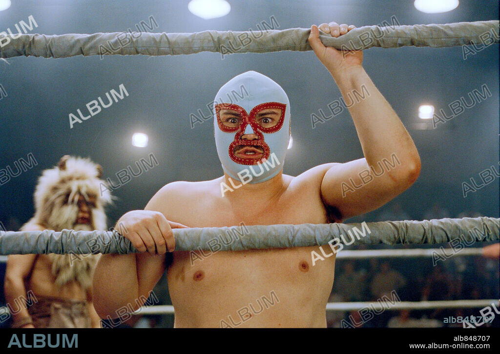 JACK BLACK en SUPER NACHO, 2006 (NACHO LIBRE), dirigida por JARED HESS. Copyright PARAMOUNT PICTURES / DAZA, DANIEL.