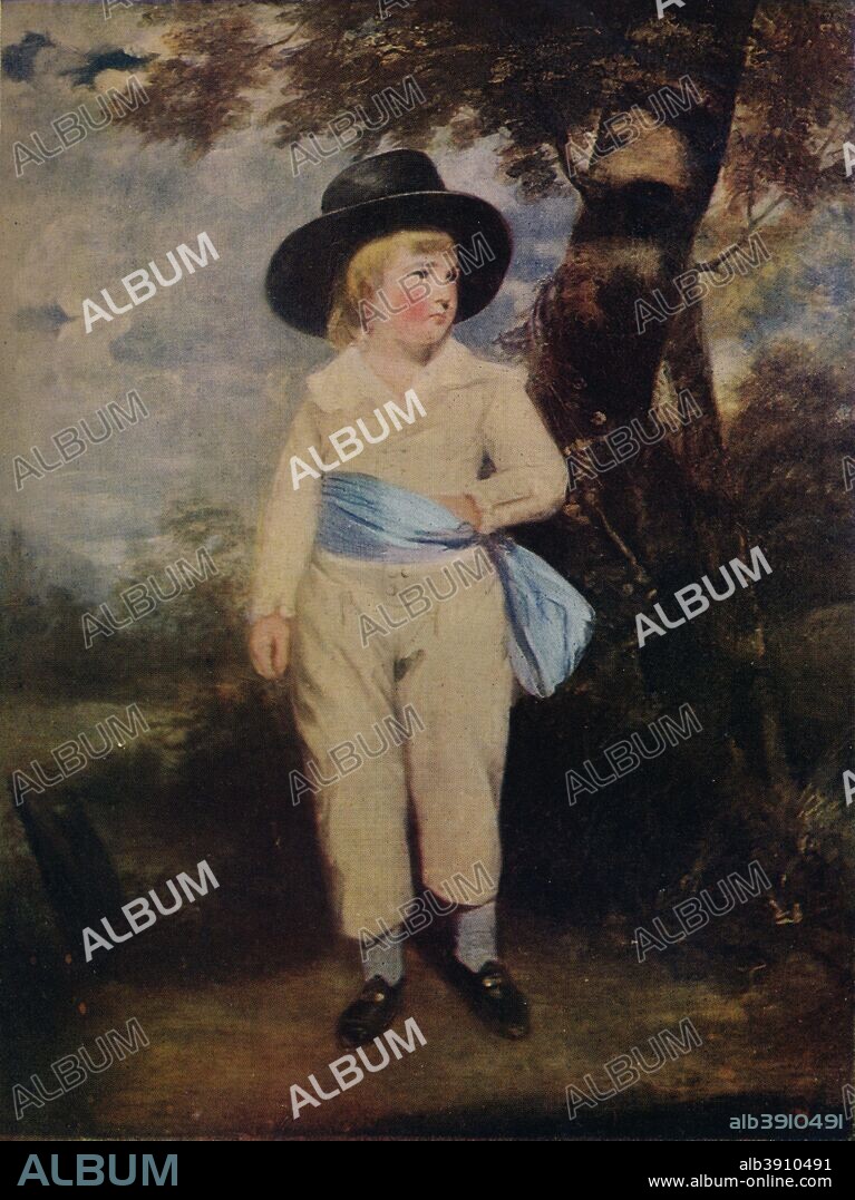 'Viscount Althorp', 1786. From The Connoisseur Volume XXV. [The Connoisseur Ltd., London, 1909].