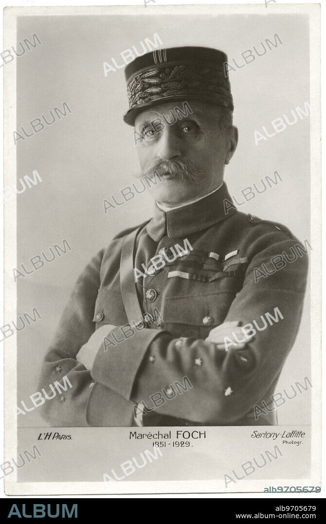 Marshal Ferdinand Foch (1851-1929), French General and World War I Hero, Portrait, early1920's.