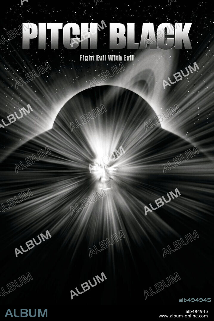 Poster of PITCH BLACK, 2000, directed by DAVID TWOHY. Copyright UNIVERSAL PICTURES.
