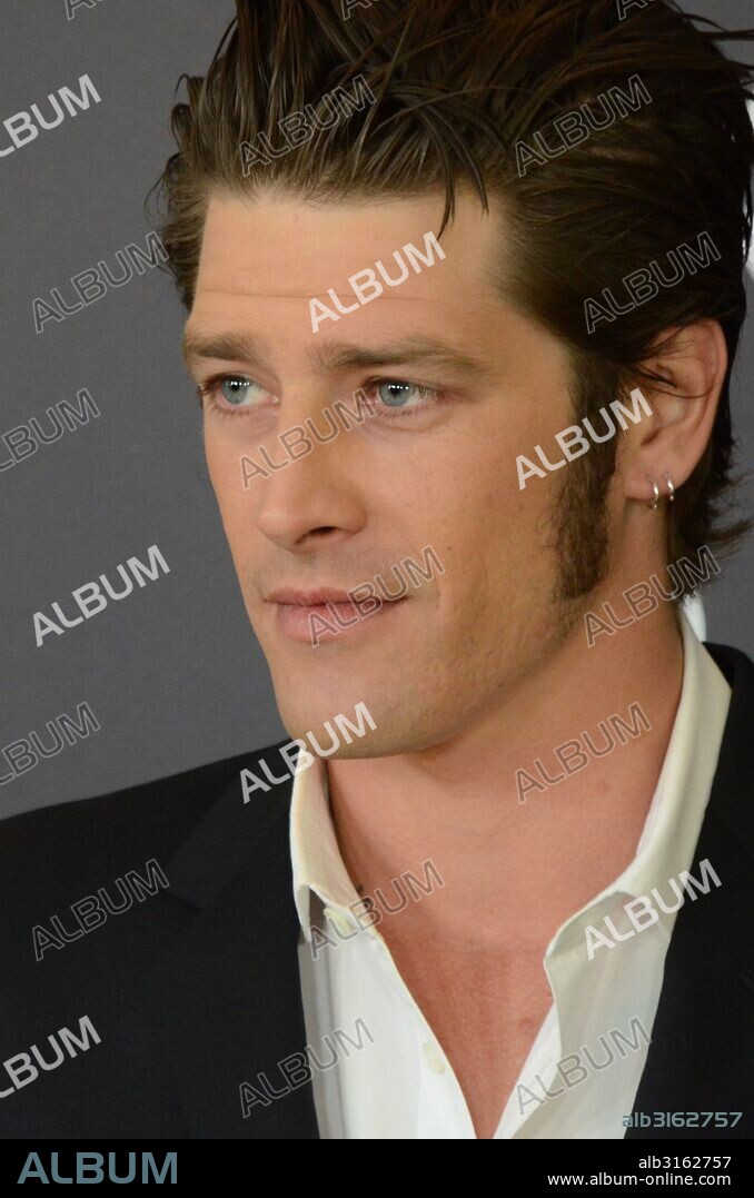 VINNIE WOOLSTON. March 1, 2016 - Madrid, Madrid, Spain - The New Zealander Vinnie Woolston poses for media during the presentation of the new fragrance of Yves Saint Laurent, l'Homme. 01/03/2016