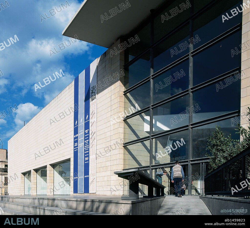 CENTRO JULIO GONZALEZ, del IVAM (INSTITUTO VALENCIANO DE ARTE MODERNO). Exterior. VALENCIA. Comunidad Valenciana. España.