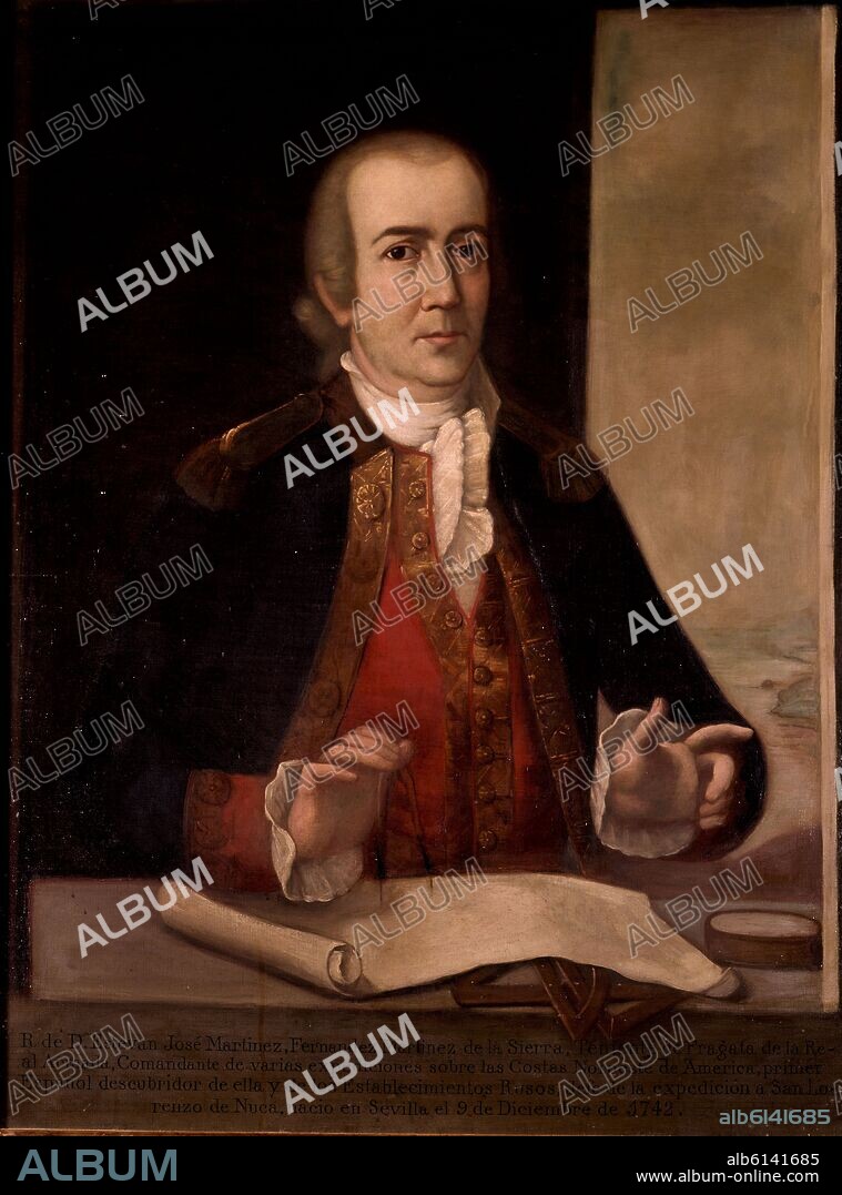 RETRATO DE ESTEBAN JOSE MARTINEZ 1712-1788.