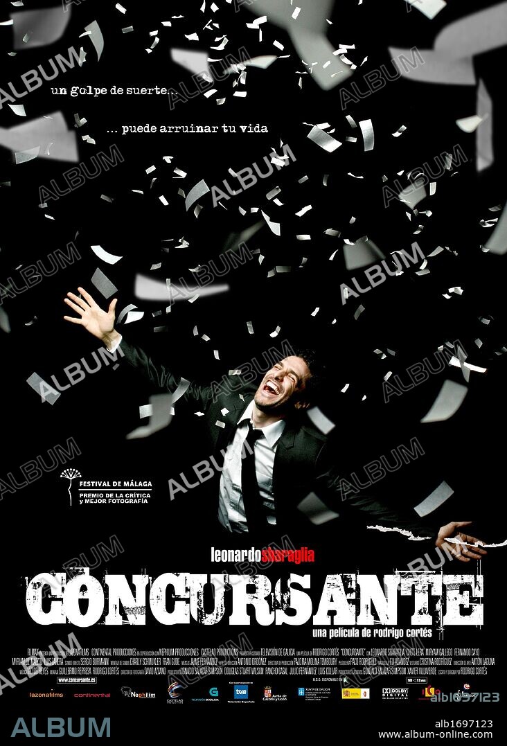 Poster de CONCURSANTE, 2007, dirigida por RODRIGO CORTES. Copyright LAZONAFILMS/CONTINENTAL PRODUCCIONES/NIPHILIM PRODUCCIONES.