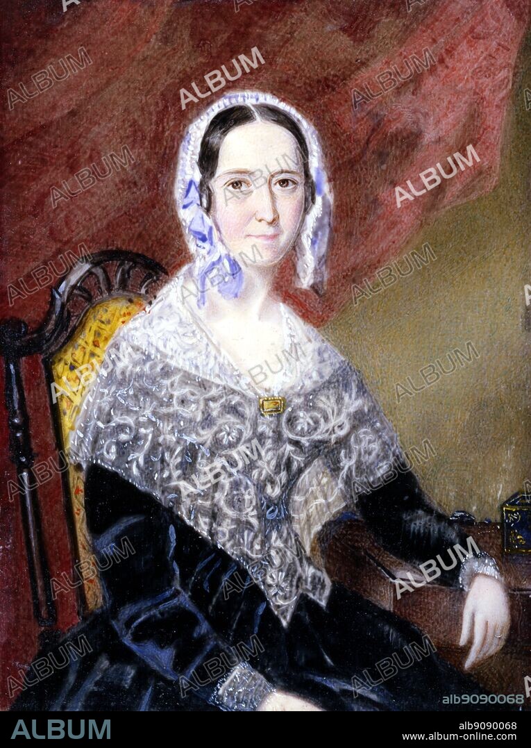 Anna Elizabeth Lefroy, nee Austen, widow of Rev. Benjamin Lefroy, eldest daughter of Rev. James Austen. (painted by RHC Ubstell, 1845 or 1869). ©2006 TopFoto.