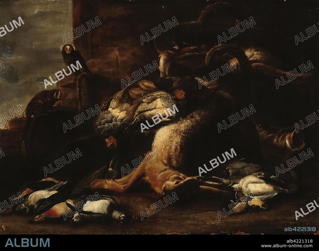 ANONYMOUS ARTIST. 17TH CENTURY y FYT (FIJT), JAN (AFTER). 'Still Life with a Hare (copy)'. Flanders, 17th century. Dimensions: 96x132 cm.