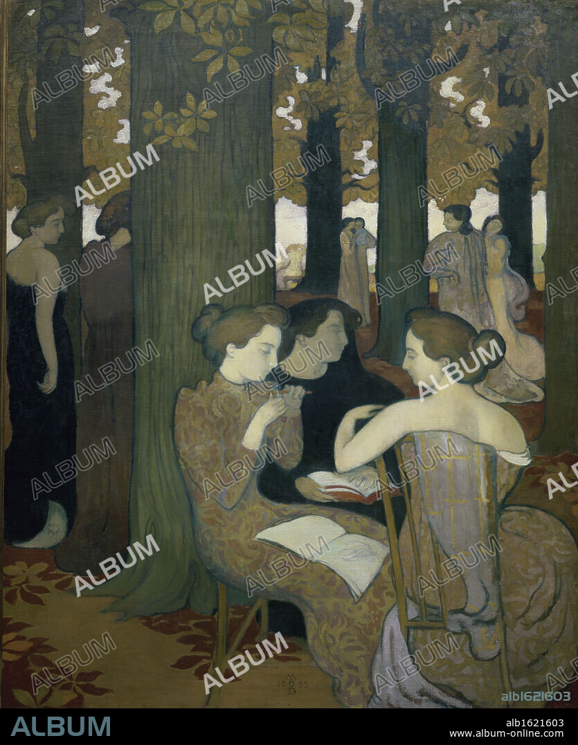 The Muses by Maurice Denis, 1893, 1870-1943, France, Paris, Musee d'Orsay.