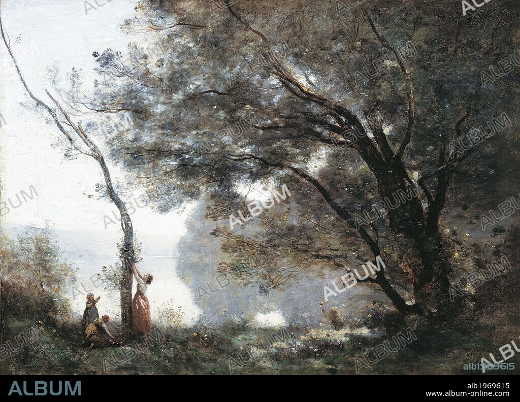 Souvenir of Mortefontaine, 1864, by Jean-Baptiste Camille Corot (1796-1875), oil on canvas, 65x89 cm.