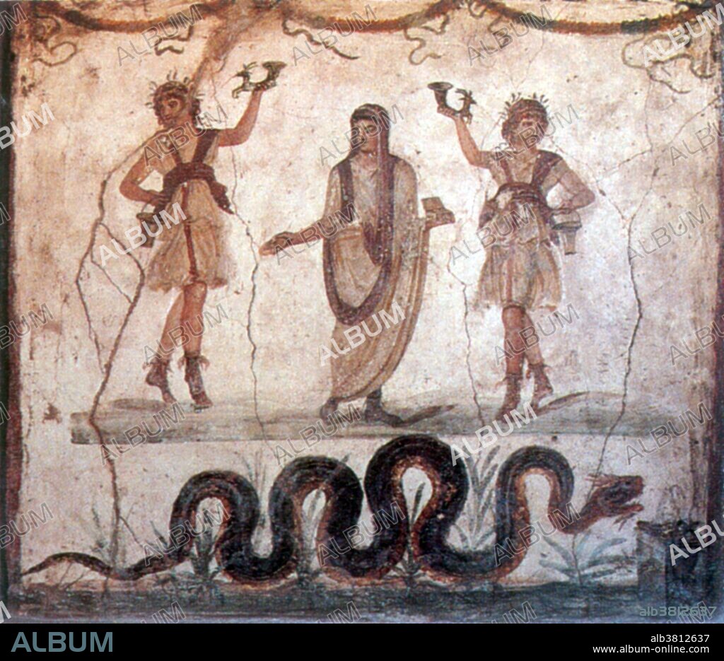 Pompeii, House of the Vettii, Genius Loci Mosaic