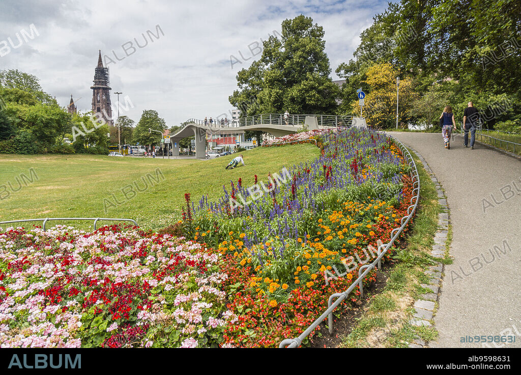 Friburgo de Brisgovia, parque publico stadtgarten, Friburgo, Germany, Europe.