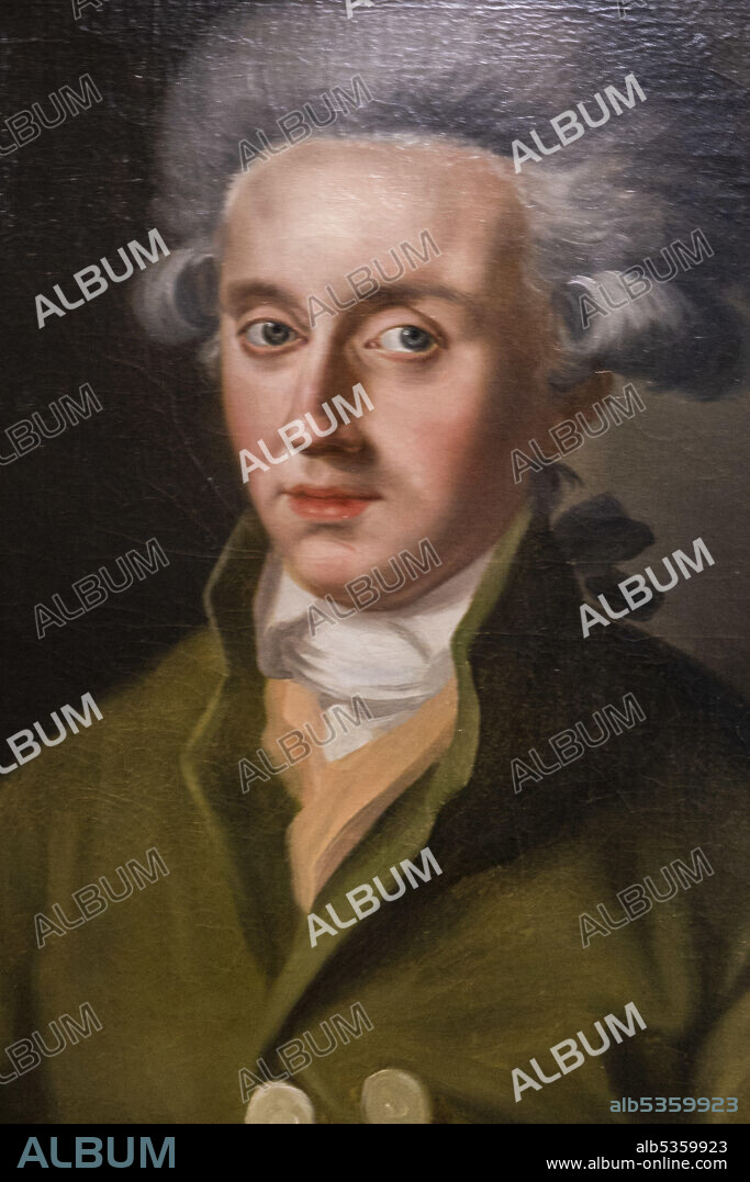 Ramon Despuig Safortesa, 1788, oil on canvas, Francesc Agusti Grande, Can Puig, Palma, Mallorca, Balearic Islands, Spain.