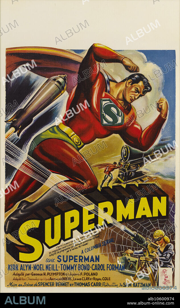 GLENN CRAVATH. Movie poster "Superman".