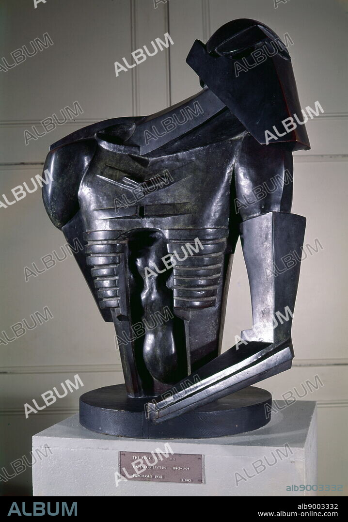 Torso in Metal from 'The Rock Drill' 1913-15, by Sir Jacob Epstein. For this sculpture,.