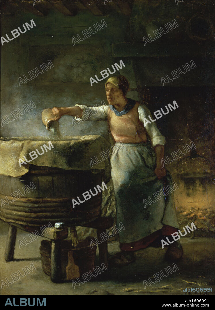 Le Femme au Puits   19th C.  Jean Francois Millet (1814-1875/French)   Musee d'Orsay, Paris.