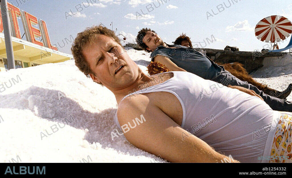 DANNY MCBRIDE and WILL FERRELL in LAND OF THE LOST, 2009, directed by BRAD SILBERLING. Copyright MOSAIC MEDIA GROUP.